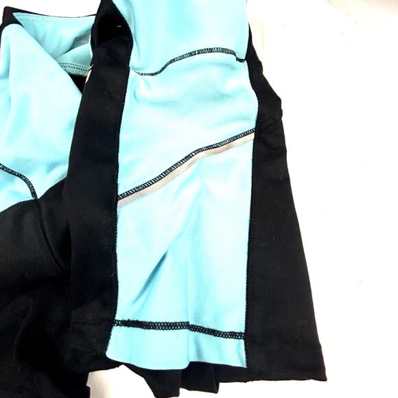 AVIA Sports Shorts Size Small women running swim black aqua pocket 27 x 2" - Picture 6 of 8